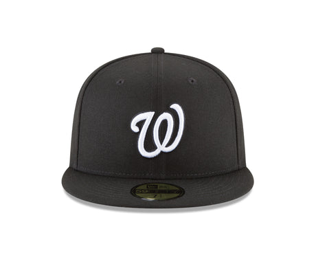 Washington Nationals Black And White 59FIFTY Fitted