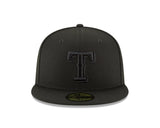 Texas Rangers Black on Black 59FIFTY Fitted