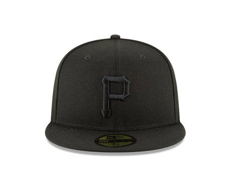 Pittsburgh Pirates Black on Black 59FIFTY Fitted