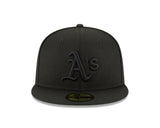 Oakland Athletics Black on Black 59FIFTY Fitted