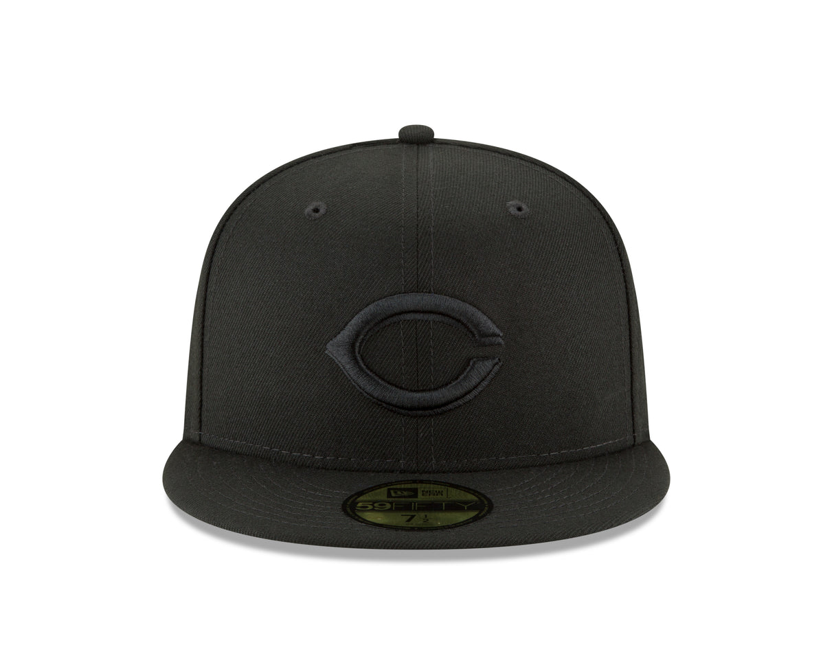 Cincinnati Reds Blackout Basic 59FIFTY Fitted