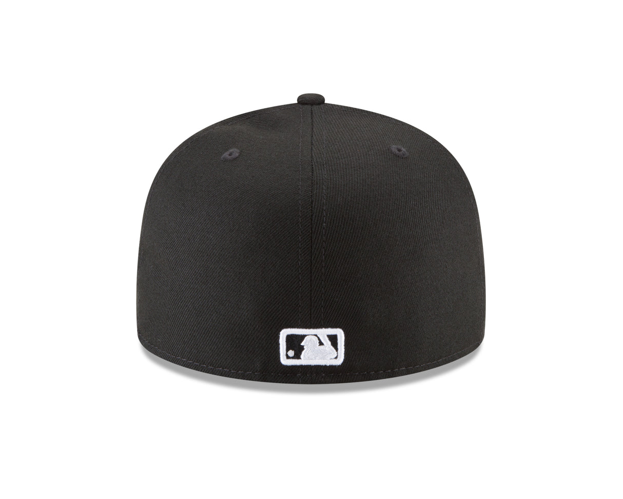 Boston Red Sox Black and White Basic 59FIFTY Fitted