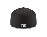 Los Angeles Angels Outline Black on Black 59FIFTY