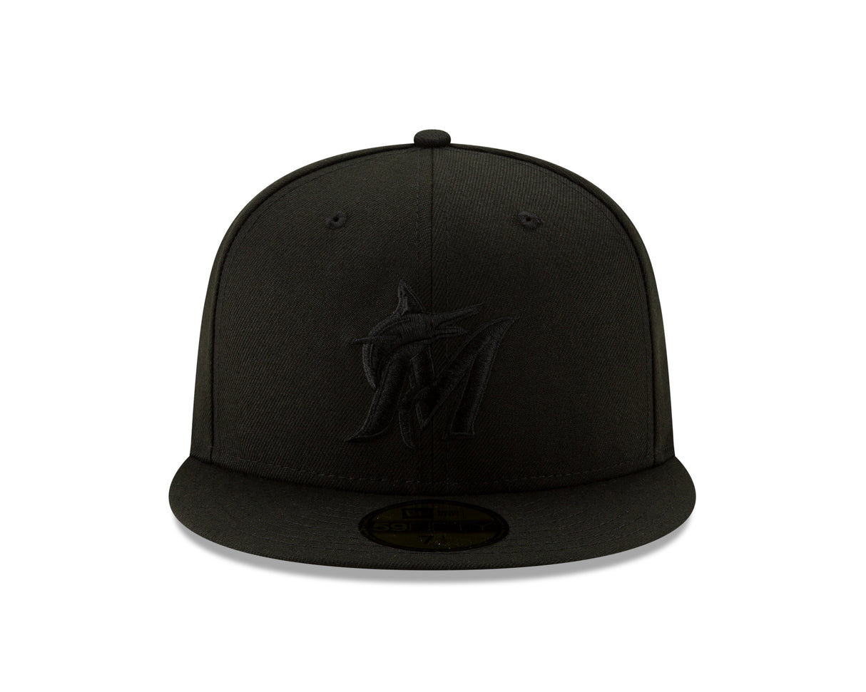 Miami Marlins 2019 Blackout Basic 59FIFTY Fitted