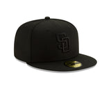 San Diego Padres Blackout Basic 59FIFTY Fitted