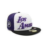 Los Angeles Lakers Purple Split 59FIFTY Fitted