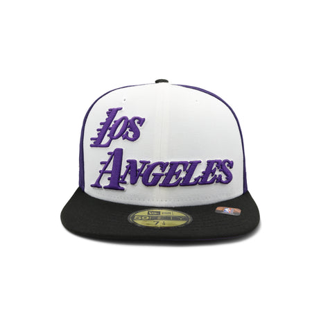 Los Angeles Lakers Purple Split 59FIFTY Fitted