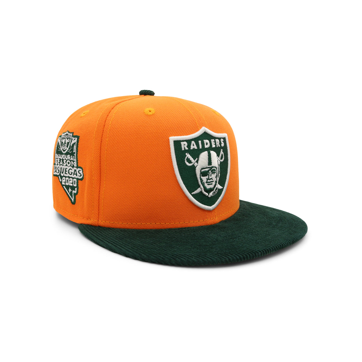 Las Vegas Raiders Orange Forest Cord 59FIFTY Fitted