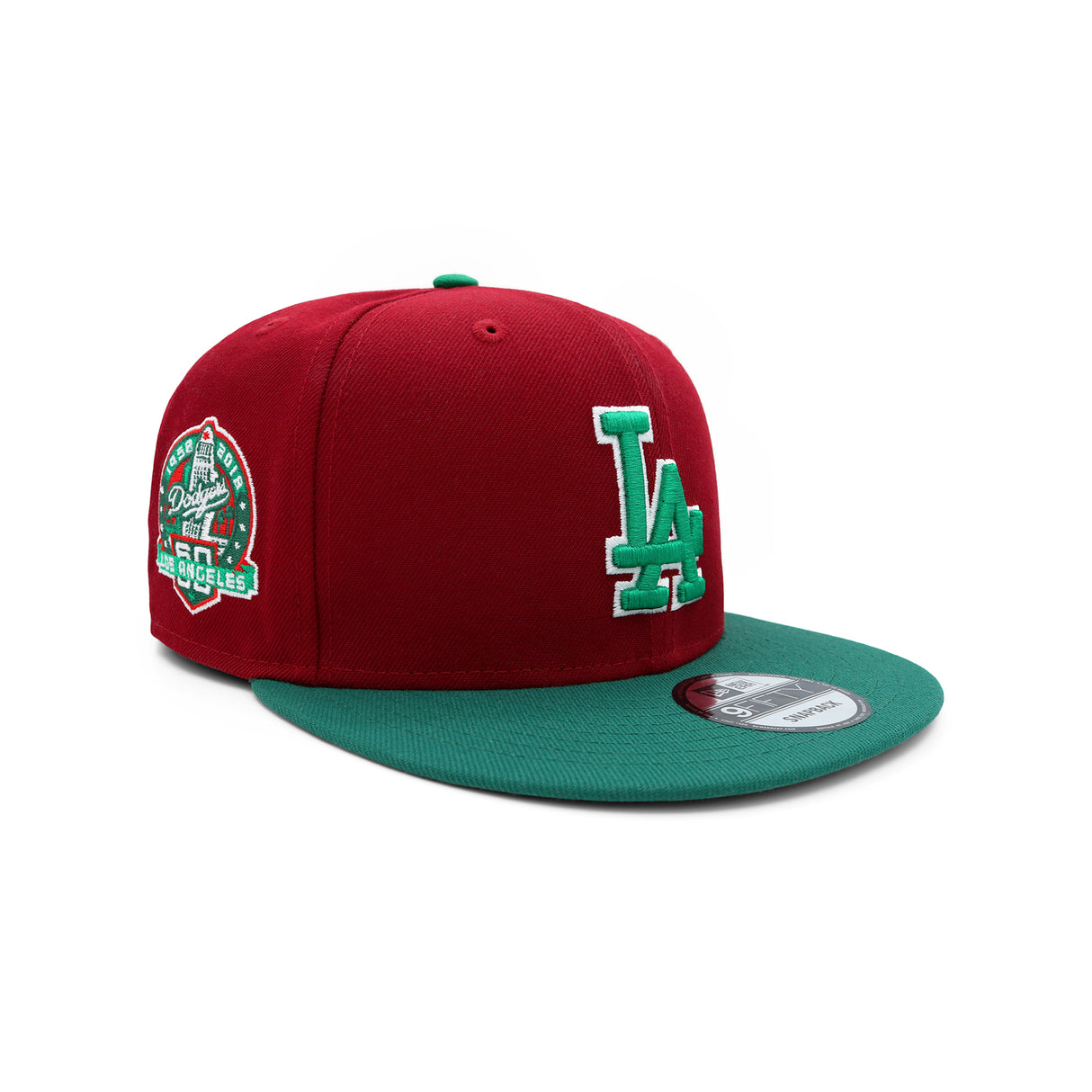 Los Angeles Dodgers Mistletoe 9FIFTY Snap Back