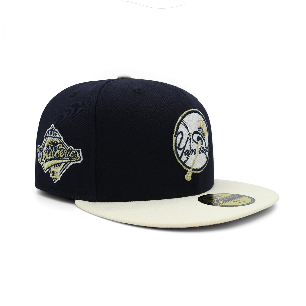 New York Yankees Gold World Series Patch 59FIFTY Fitted