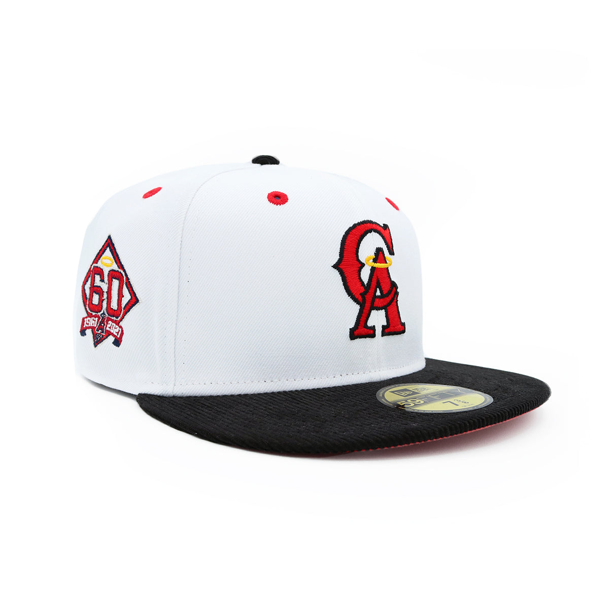 Los Angeles Angels Red Outline Cord 59FIFTY