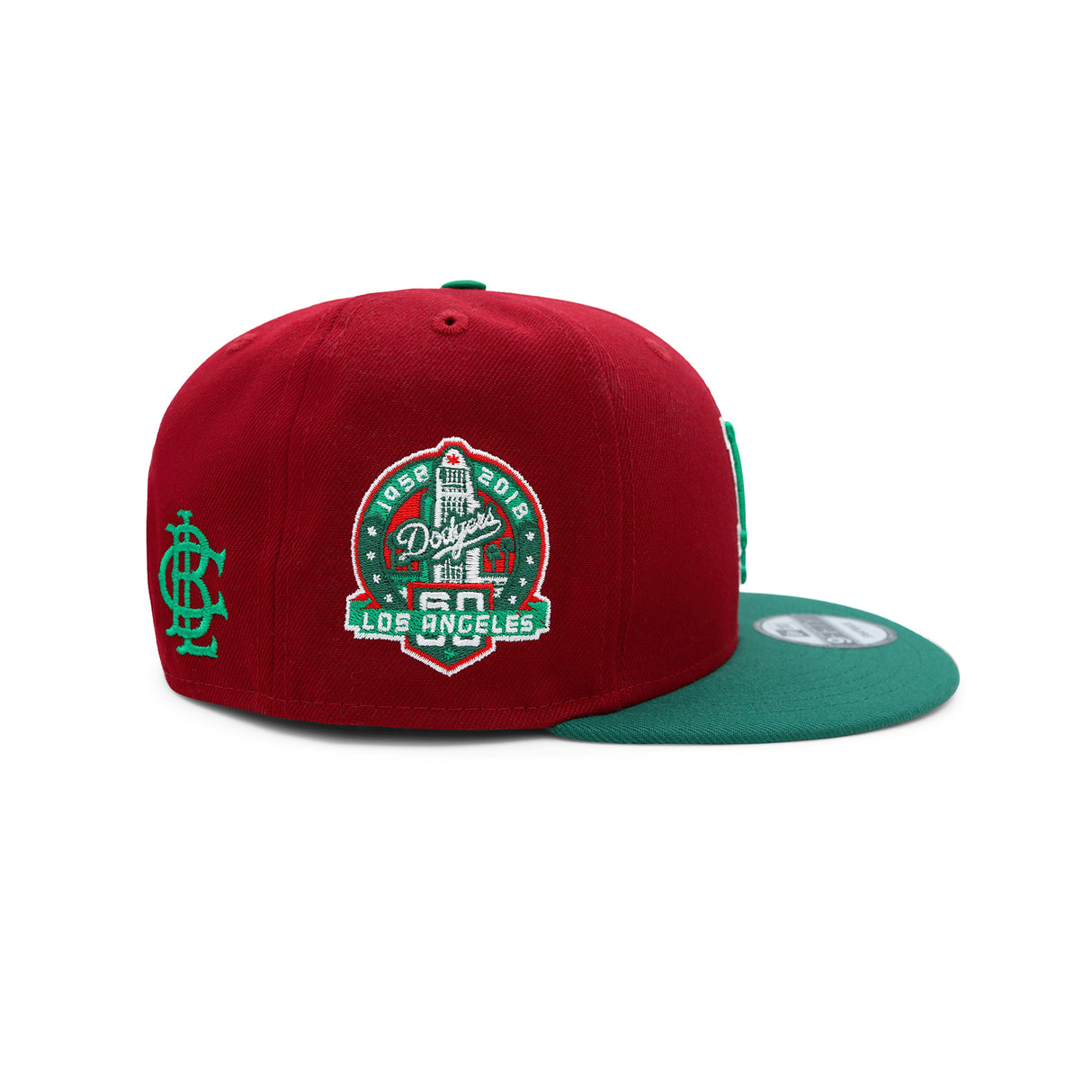 Los Angeles Dodgers Mistletoe 9FIFTY Snap Back