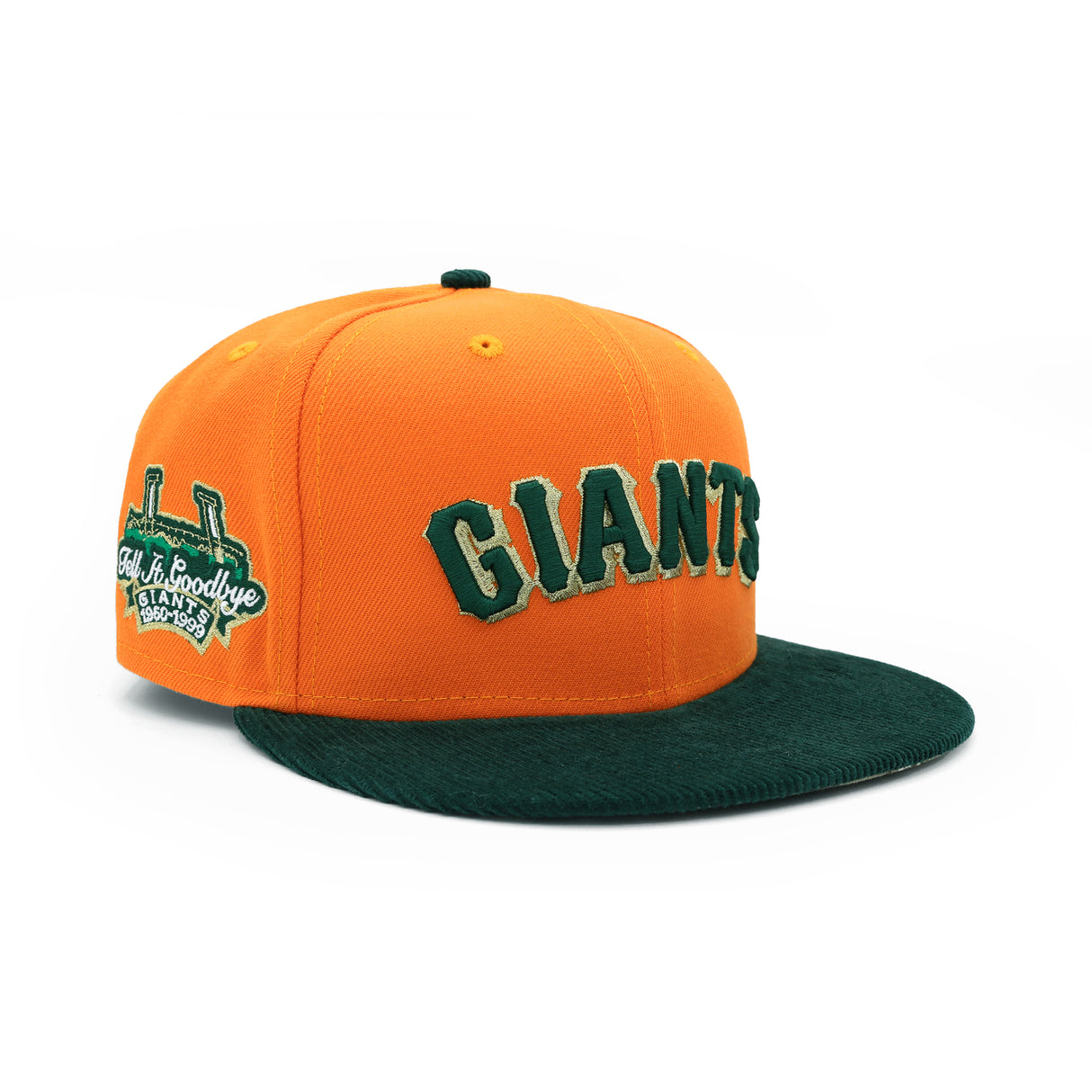 San Fransisco Giants Orange and Forest Corduroy Camo 59FIFTY