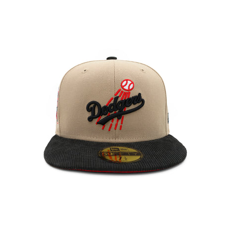 Los Angeles Dodgers Red Strike Script 59FIFTY Fitted