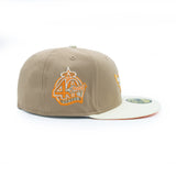 Los Angeles Anaheim Angels Orange Khaki 59FIFTY Fitted