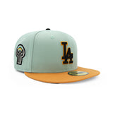 Los Angeles Dodgers LA Sage Camel Side Patch 59FIFTY Fitted