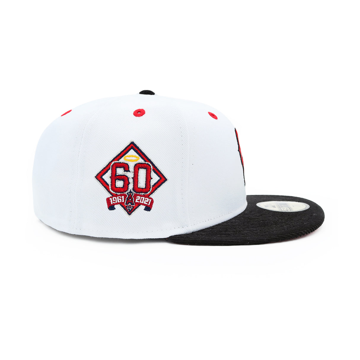 Los Angeles Angels Red Outline Cord 59FIFTY