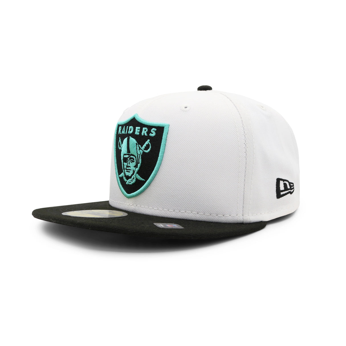 Las Vegas Raiders Aqua 59FIFTY Fitted