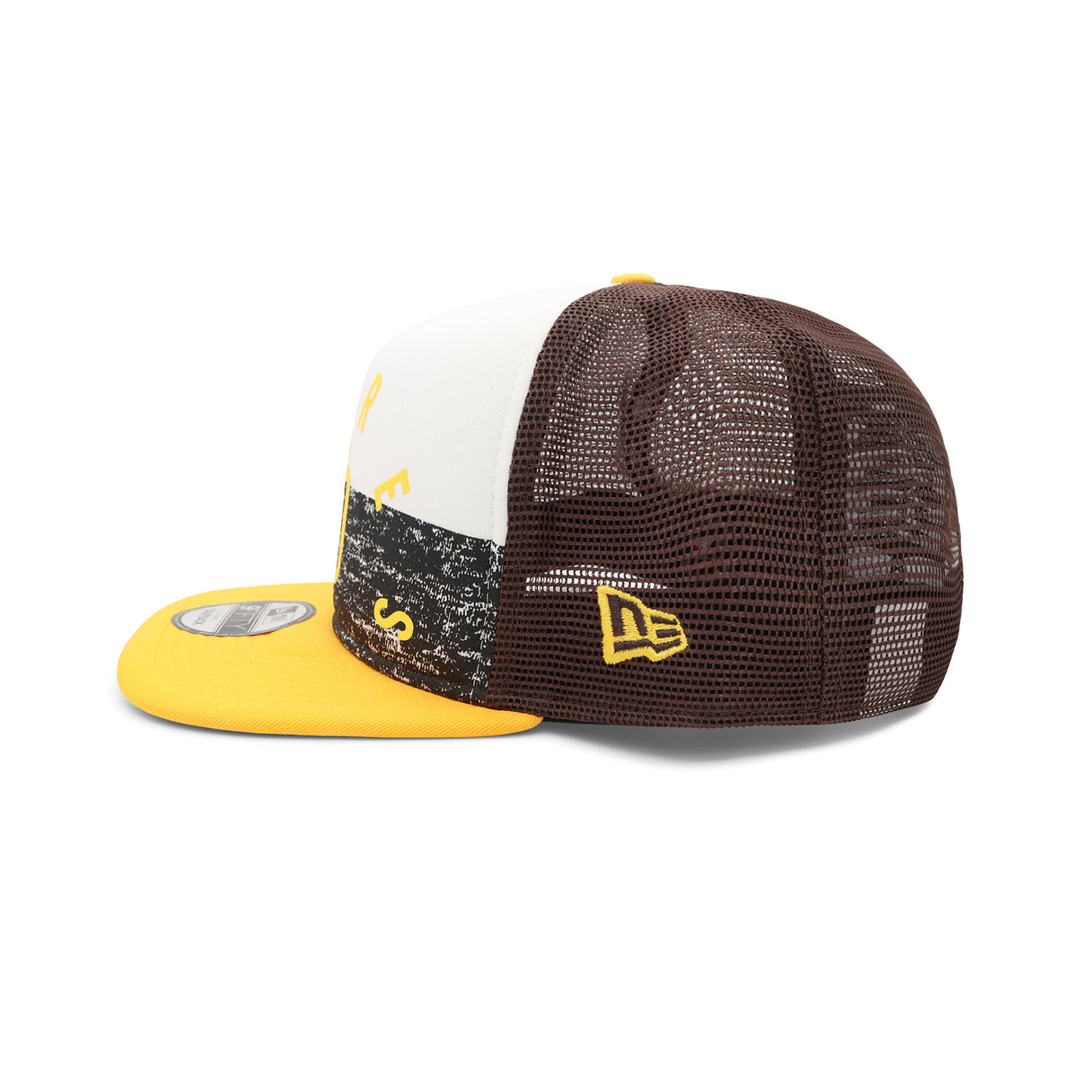 San Diego Padres Yellow Trucker 9FIFTY Snapback