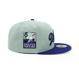 Los Angeles Dodgers Sage Blue Script 59Fifty Fitted