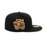 Los Angeles Dodgers Black Flame Outline 59FIFTY Fitted