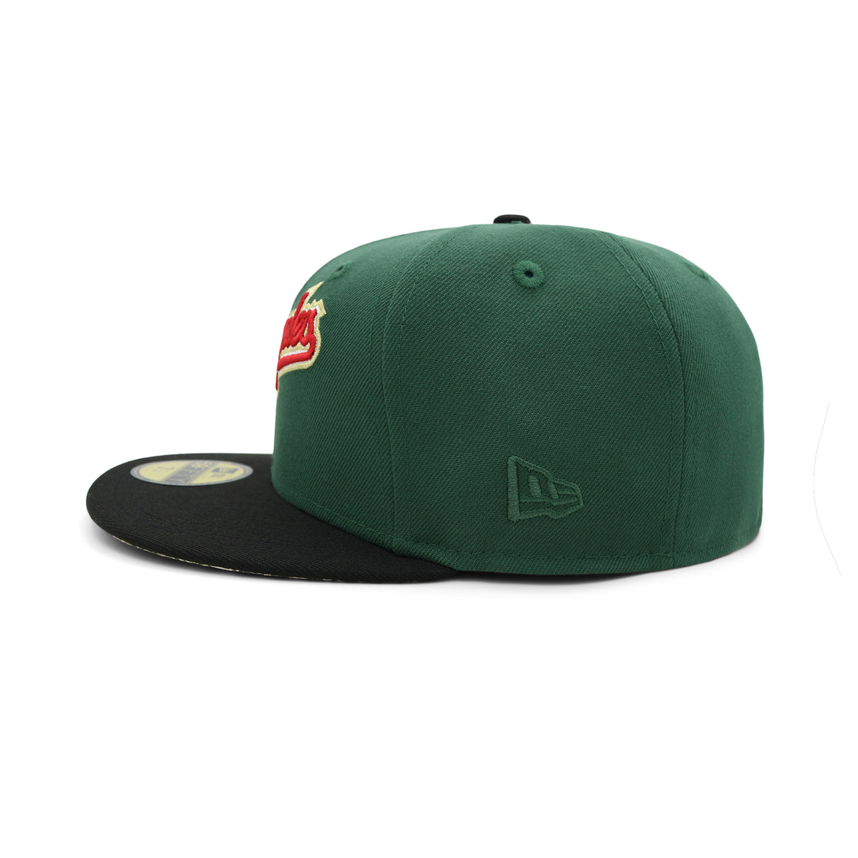 Los Angeles Dodgers Green & Red Script 40th Anniversary Patch 59FIFTY Fitted