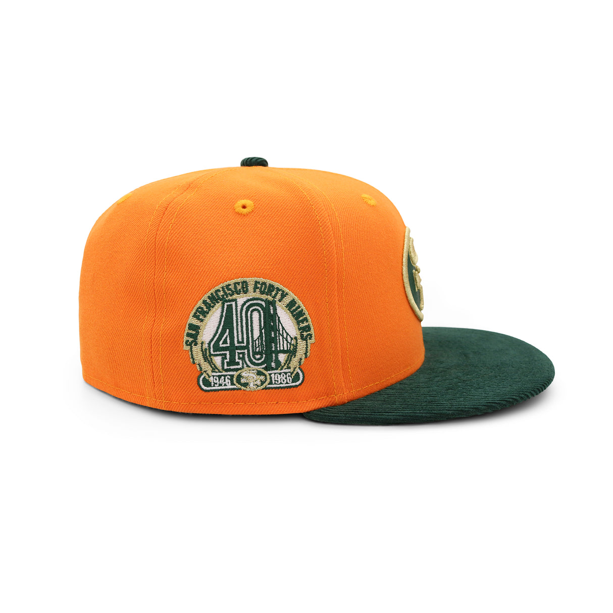 San Francisco 49ers Forest Orange Cord 59FIFTY Fitted