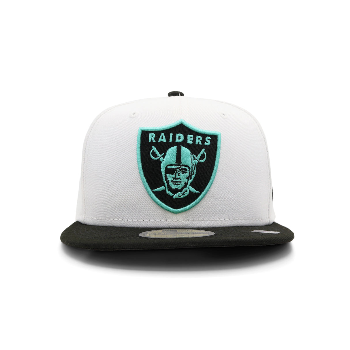 Las Vegas Raiders Aqua 59FIFTY Fitted