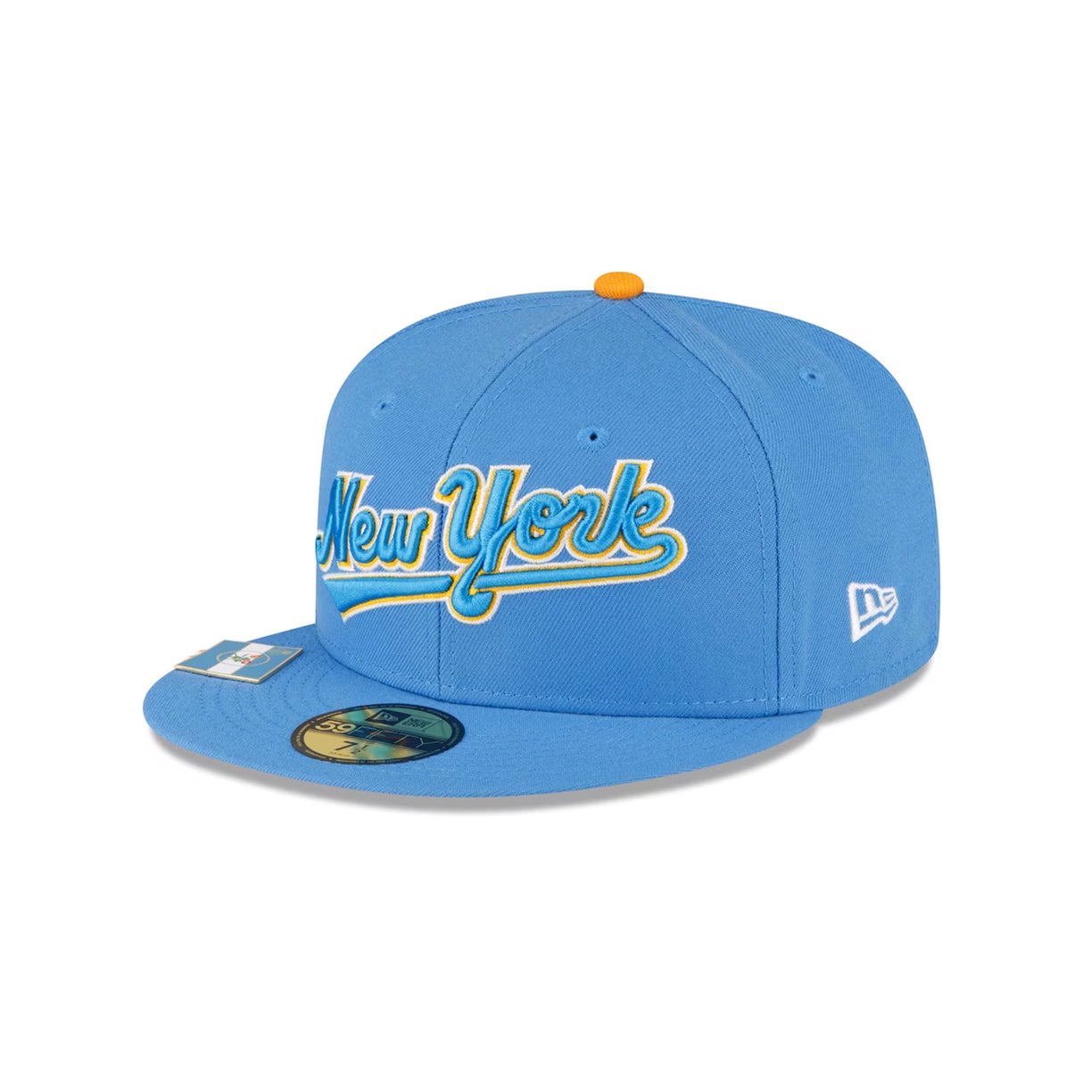 Light Blue New York Mets City Flag 59FIFTY Fitted