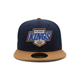 Los Angeles Kings Bronze Navy 59FIFTY Fitted