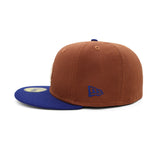 Los Angeles Dodgers Brown & Royal Blue 59FIFTY Fitted