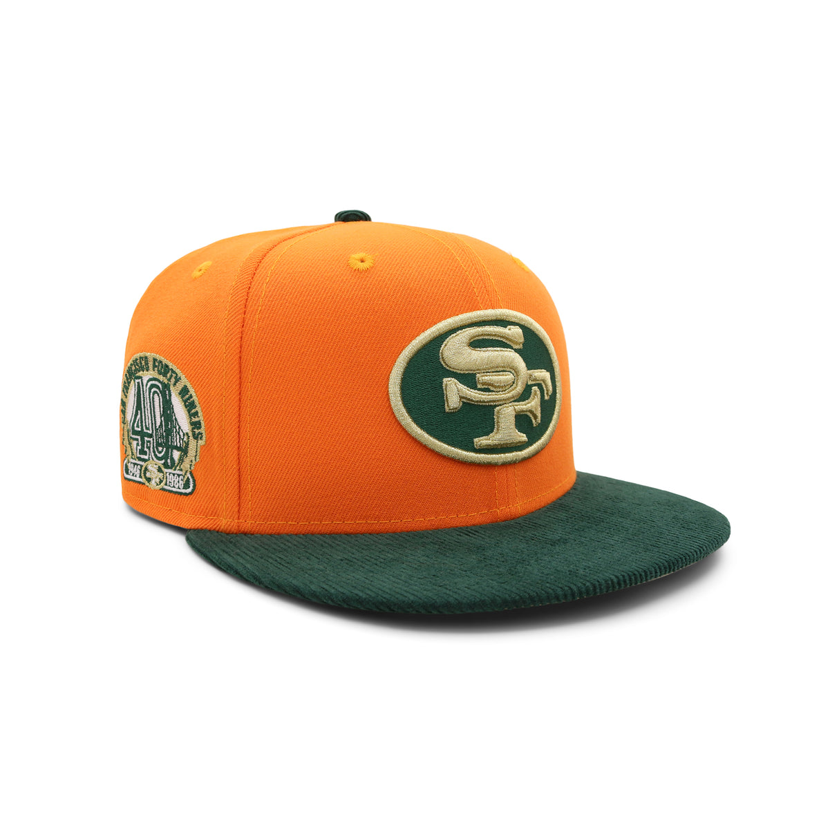 San Francisco 49ers Forest Orange Cord 59FIFTY Fitted