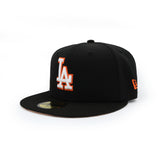 Los Angeles Dodgers Black Flame 59FIFTY Fitted