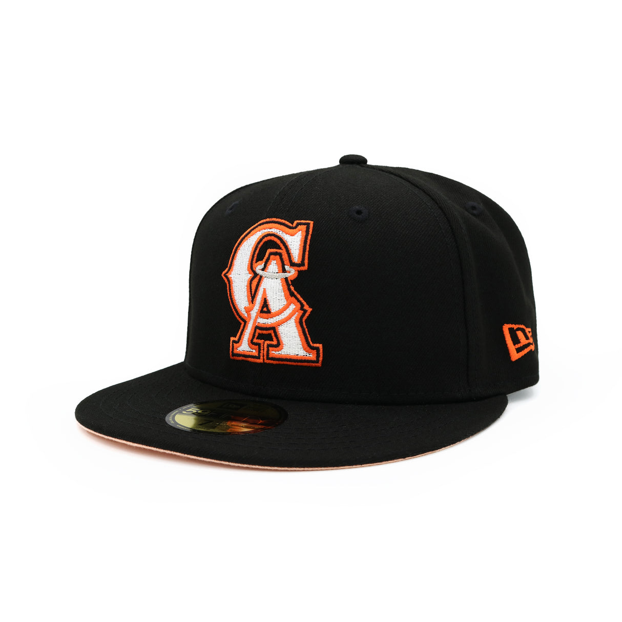 Los Angeles Angels Black Flame 59FIFTY Fitted