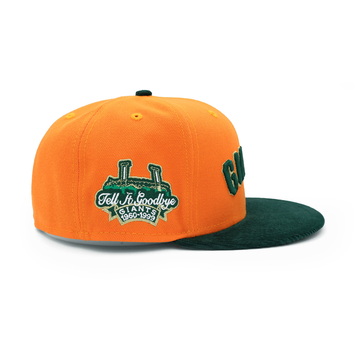 San Fransisco Giants Orange and Forest Corduroy Camo 59FIFTY