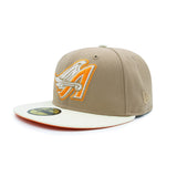 Los Angeles Anaheim Angels Orange Khaki 59FIFTY Fitted