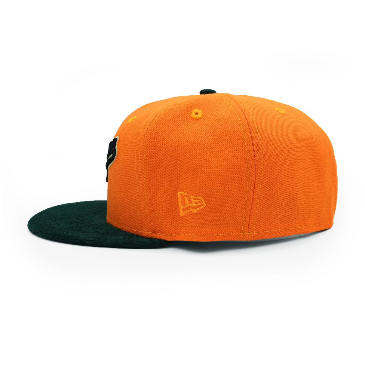 Los Angeles Dodgers Orange and Forest Corduroy Camo 59FIFTY