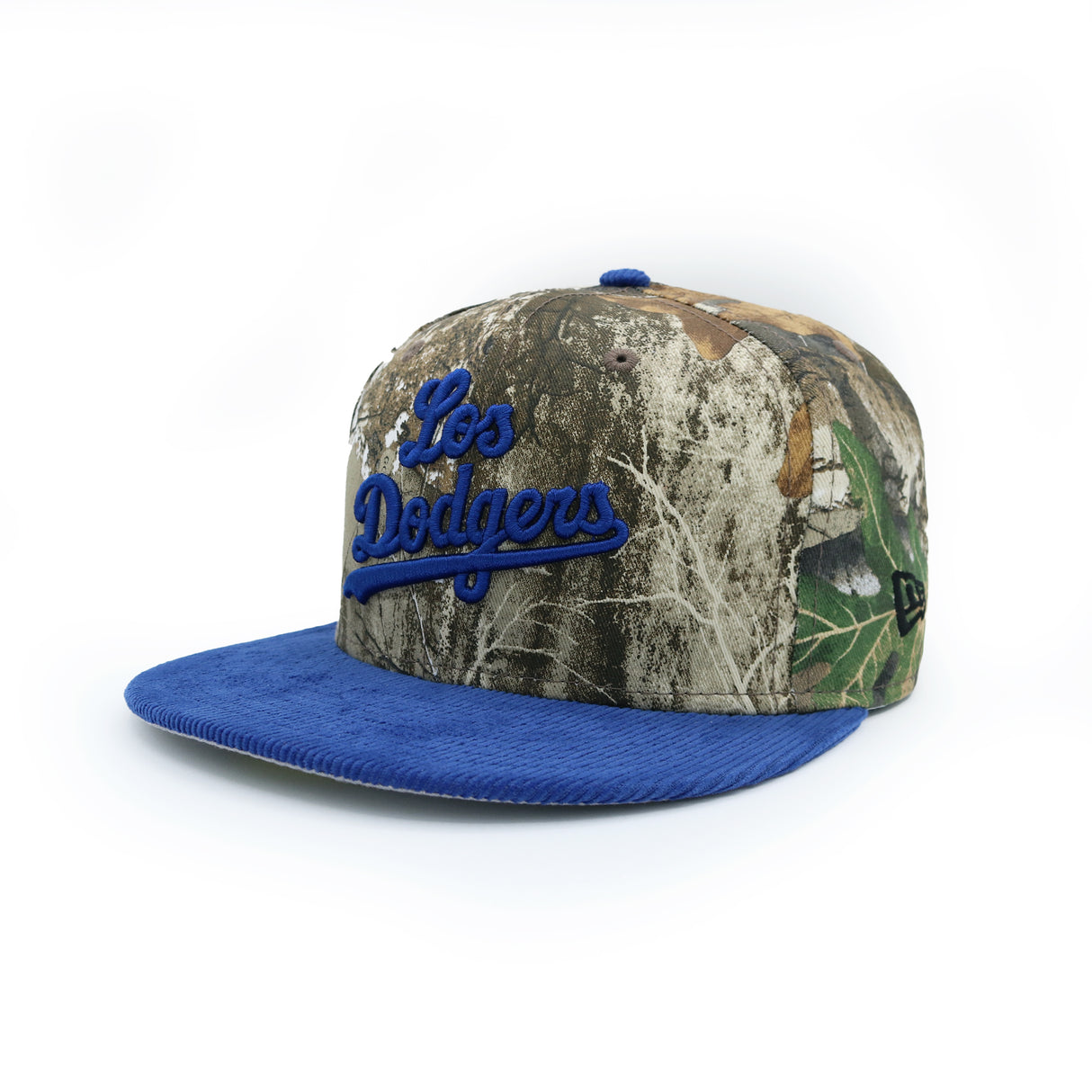 Los Angeles Dodgers Blue Cord Real Tree Camo 59FIFTY Fitted