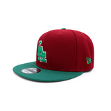 Los Angeles Dodgers Mistletoe 9FIFTY Snap Back