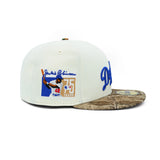 Los Angeles Dodgers Royal Blue Script Real Tree 59FIFTY Fitted