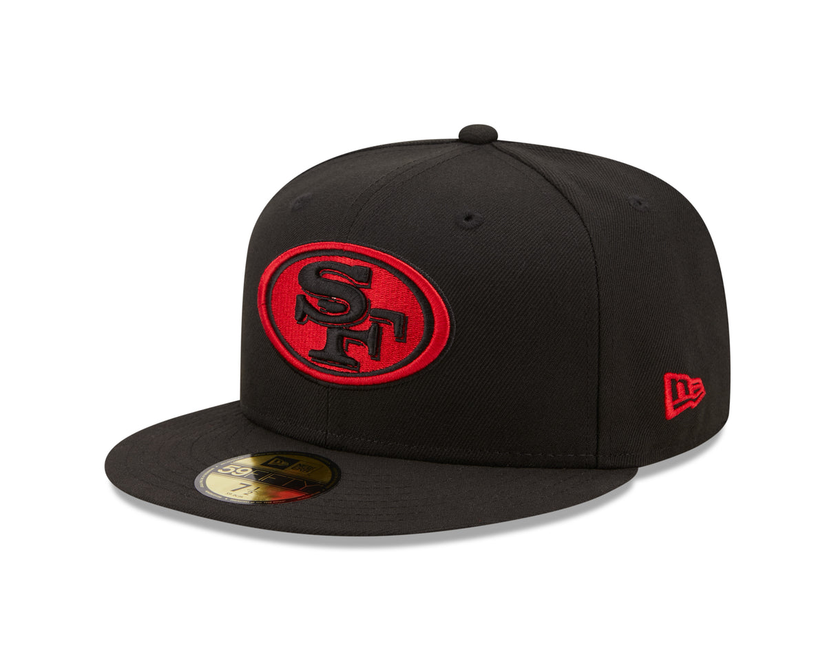 New Era San Francisco 49ers Mens Black 59FIFTY Vintage Fitted Hat