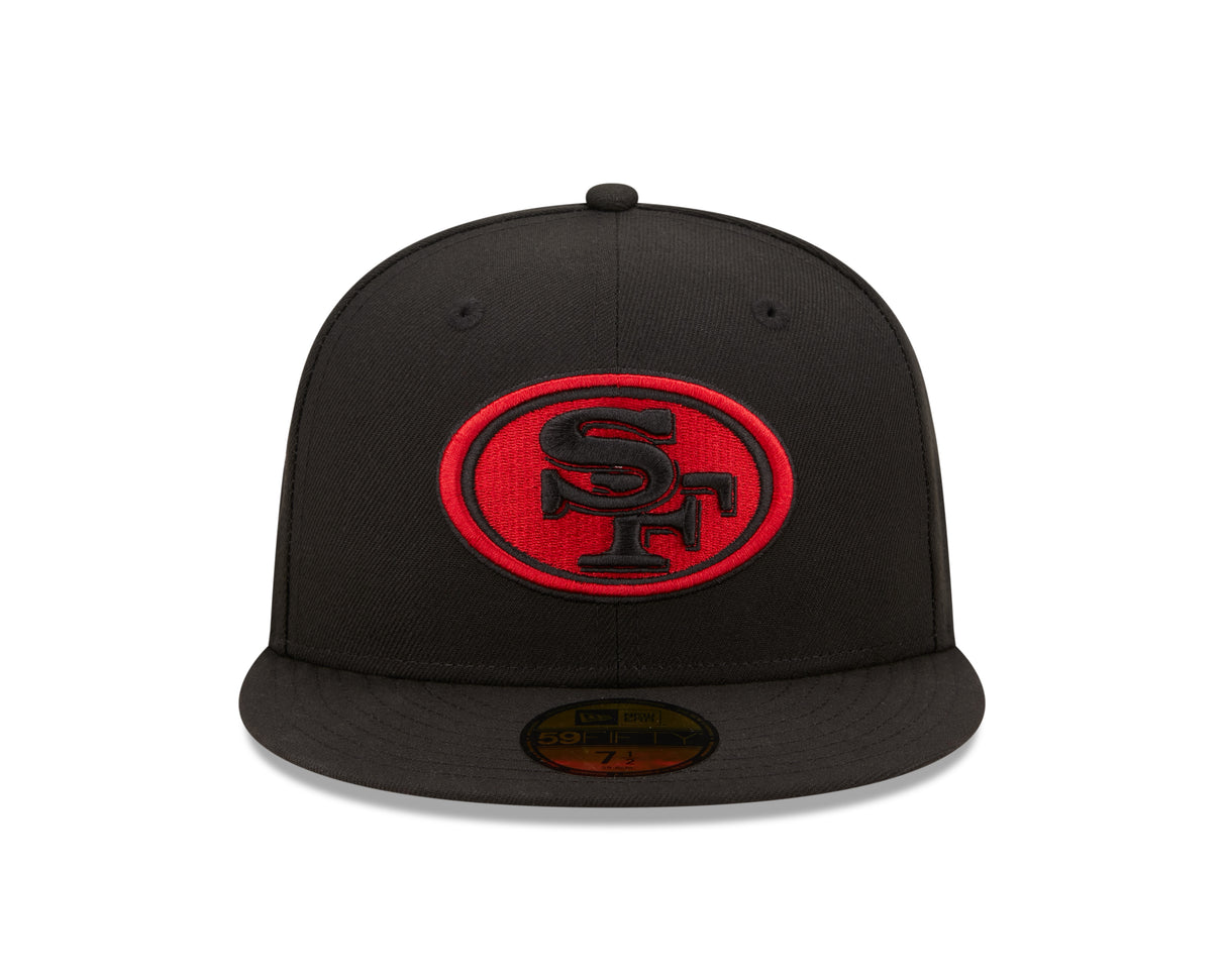 New Era San Francisco 49ers Mens Black 59FIFTY Vintage Fitted Hat