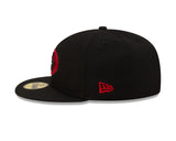 New Era San Francisco 49ers Mens Black 59FIFTY Vintage Fitted Hat