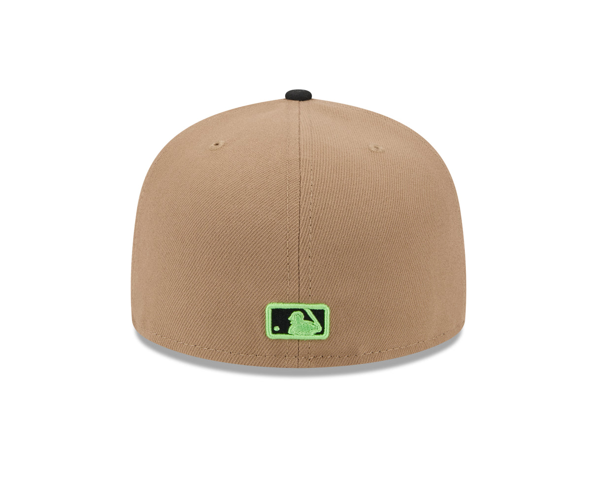 Tampa Bay Rays Canvas Camel 59FIFTY Fitted