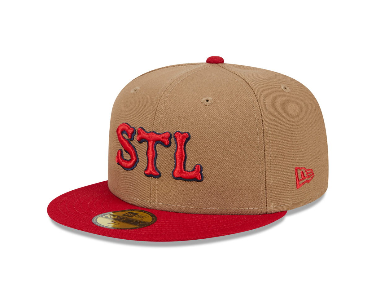 St. Louis Cardinals Red Camel 59FIFTY Fitted