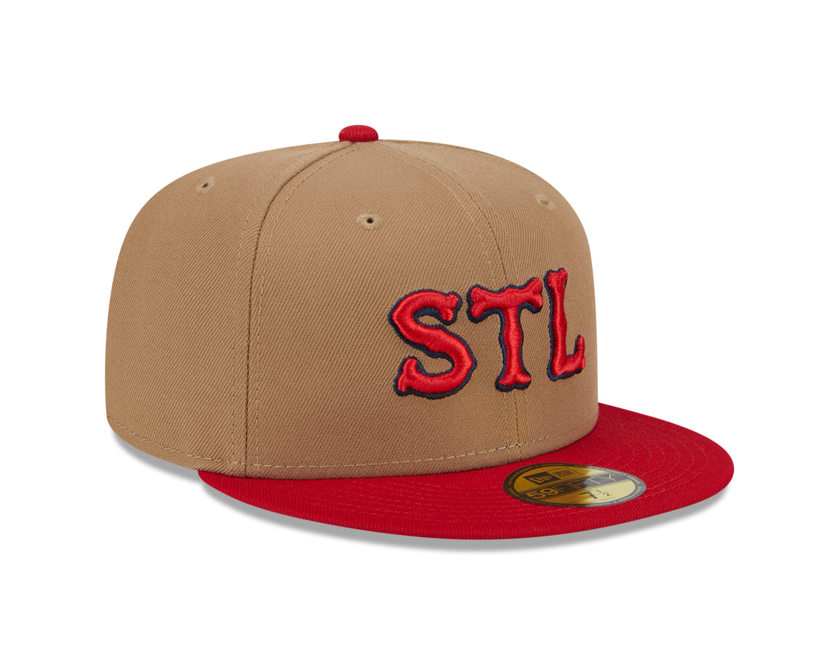 St. Louis Cardinals Red Camel 59FIFTY Fitted