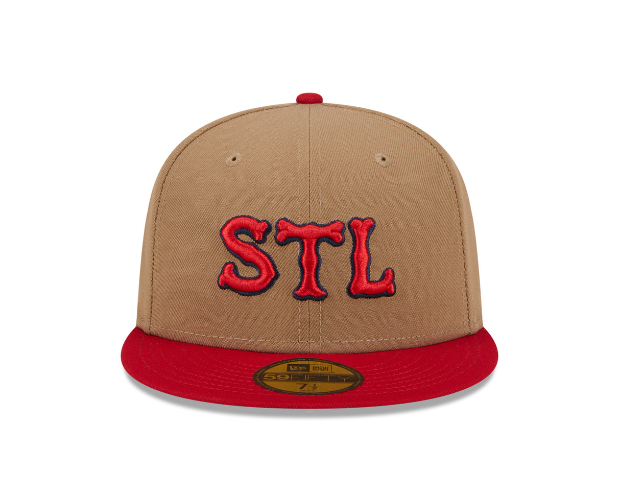 St. Louis Cardinals Red Camel 59FIFTY Fitted