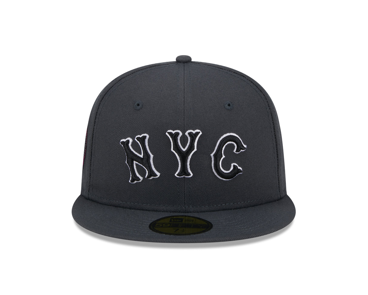 New York Mets Black NYC 59FIFTY Fitted