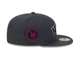 New York Mets Black NYC 59FIFTY Fitted