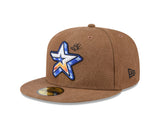 Houston Astros Canvas Camel 59FIFTY Fitted